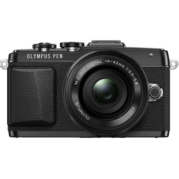 Цифровая системная фотокамера OLYMPUS E-PL7 Kit (14-42) Black/Black